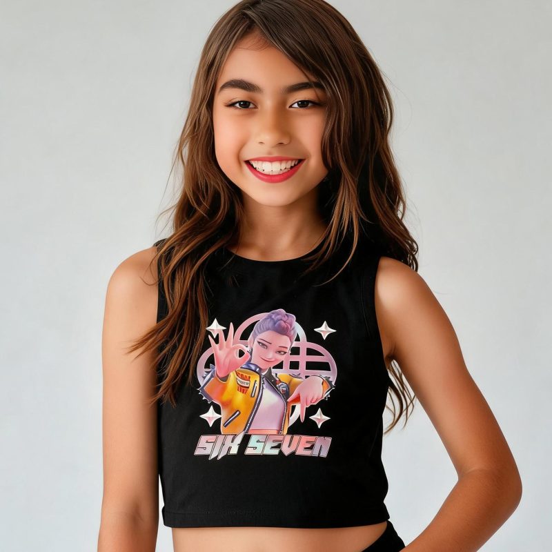 k-pop  6-7  Crop top